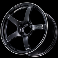 Advan TC4 18x9.5 +12 5x114.3 Racing Gunmetallic and Ring Wheel