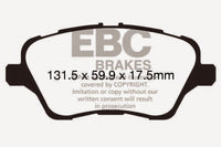 EBC 13-17 Ford Fiesta ST 1.6 Turbo Yellowstuff Front Brake Pads