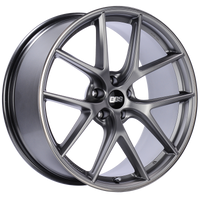 BBS CI-R 20x9.5 5x120 ET40 Platinum Silver Polished Rim Protector Wheel -82mm PFS/Clip Required