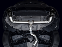 AWE Tuning 19-23 BMW 330i / 21-23 BMW 430i Base G2X Track Edition Axle-Back Exhaust - Diamond Black