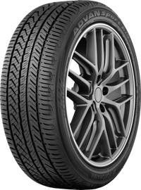 Yokohama Advan Sport A/S+ Tire - 235/55R17 99W