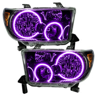 Oracle 07-11 Toyota Tundra Pre-Assembled Headlights - Black Housing - w/ BC1 Controller