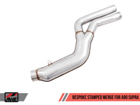 AWE Tuning 2020 Toyota Supra A90 Non-Resonated Touring Edition Exhaust - 5in Chrome Silver Tips