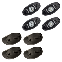 Rigid Industries Rock Light Kit- Red (4 lights)