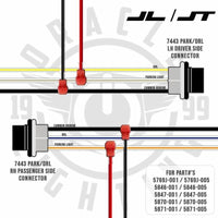 Oracle Pre-Runner Style LED Grille Kit for Jeep Gladiator JT - White