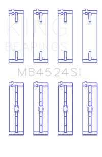 King Bearings Nissan VR38DETT VQ35HR VQ37HR Performance Crankshaft Main Bearings - Size +0.25mm