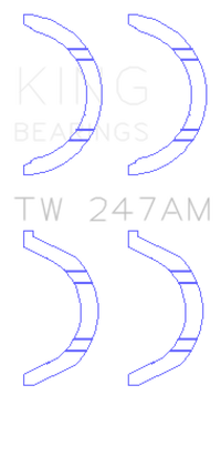 King Engine Bearings Mitsubishi 6G71/6G72/6G72T/6G73 V6/Hyundai G6AV V6 Thrust Washer Set