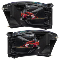 Oracle 07-08 Dodge Ram SMD HL - Black - ColorSHIFT w/ Simple Controller