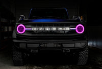 Oracle 21-22 Ford Bronco Headlight Halo Kit w/DRL Bar - Base Headlights -w/2.0 Controller