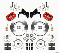 Wilwood Forged Dynalite Front Kit 12.19in Red 69-70 Impala Drum/Disc 69-82 Vette