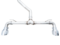 AWE Tuning 2022 VW GTI MK8 Touring Edition Exhaust - Chrome Silver Tips