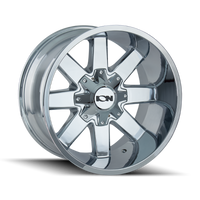 ION Type 141 20x12 / 6x135 BP / -44mm Offset / 106mm Hub Chrome Wheel
