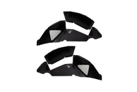 Fishbone Offroad 2018+ Jeep Wrangler JL Rear Pair Aluminum - Black Powdercoat Inner Fenders