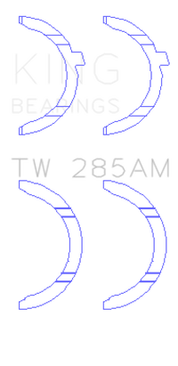 King Engine Bearings 94-01 Toyota 2.4L 2RZ-FE/2.7L 3RZ-FE Thrust Washer Set