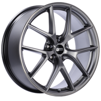 BBS CI-R 20x9 5x112 ET38 Platinum Silver Polished Rim Protector Wheel - 82mm PFS/Clip Required