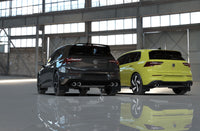 Rally Armor 22-25 VW MK8 Golf GTI/R Black UR Mud Flap w/White Logo