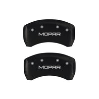MGP 4 Caliper Covers Engraved Front & Rear MOPAR Red finish silver ch