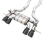 AWE Tuning SwitchPath Cat-Back Exhaust for BMW G8X M3/M4 - Diamond Black Tips