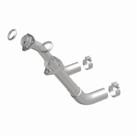 MagnaFlow 66-72 Chevy C10 Pickup V8 2-Piece Front Exhaust Pipe Kit (2in Tubing/Clamps/Inlet Flanges)