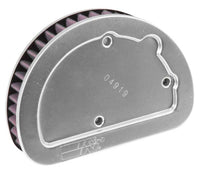 K&N Replacement Unique Air Filter 6.625in L x 4.75in W x 1.625in H with 1 Flange for Harley-Davidson