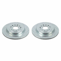 Power Stop 19-20 Ram 1500 Rear Evolution Drilled & Slotted Rotors - Pair