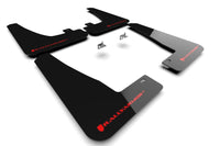 Rally Armor 22-26 Tesla Model X Black UR Mud Flap w/Red Logo