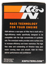 K&N Harley-Davidson 3in OD x 4.063in H Chrome Oil Filter
