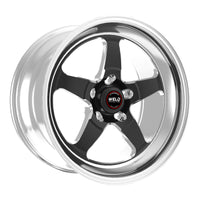 Weld S71 18x10 / 5x4.75 BP / 6.1in. BS Black Wheel (High Pad) - Non-Beadlock