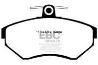 EBC 97-02 Volkswagen Cabriolet 2.0 Yellowstuff Front Brake Pads