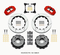 Wilwood Narrow Superlite 4R RearTruck Kit 14.25in Red 2012-Up Ford F150 (6 lug)