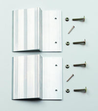 Lund Universal Ramp Kit For 2X8in To 2X10in Planks 9X7.5X2.25in - Silver