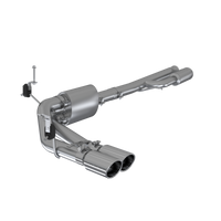 MBRP 2019+ Chevrolet Silverado 1500 4.5L/5.3L Pre-Axle Dual Side Exit w/ 4in OD Tip - AL