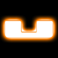 ORACLE Lighting Universal Illuminated LED Letter Badges - Matte Wht Surface Finish - U