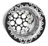 Weld Magnum 2.0 15x12 / 5x4.5 BP / 5in BS Black Wheel - Black Double Beadlock MT