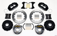 Wilwood Narrow Superlite 4R Rear P-Brk Kit 12.88in Chevy 12 Bolt w/ C-Clips Staggered mt