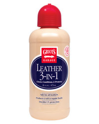 Griots Garage Leather 3-in-1 Cream - 16oz