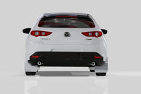 Rally Armor 19-26 Mazda3 Hatchback Black UR Mud Flap w/White Logo