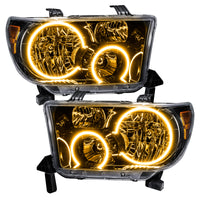 Oracle 07-11 Toyota Tundra Pre-Assembled Headlights - Black Housing - w/ BC1 Controller