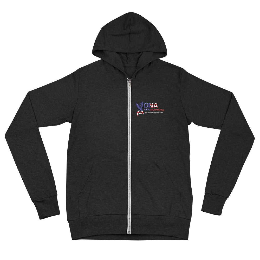 Bella + Canvas Unisex zip hoodie