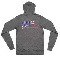 Bella + Canvas Unisex zip hoodie